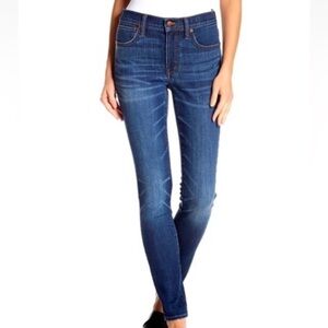 NWT Madewell Womens 9” High Rise Skinny Jean Size 24 Blue J4624